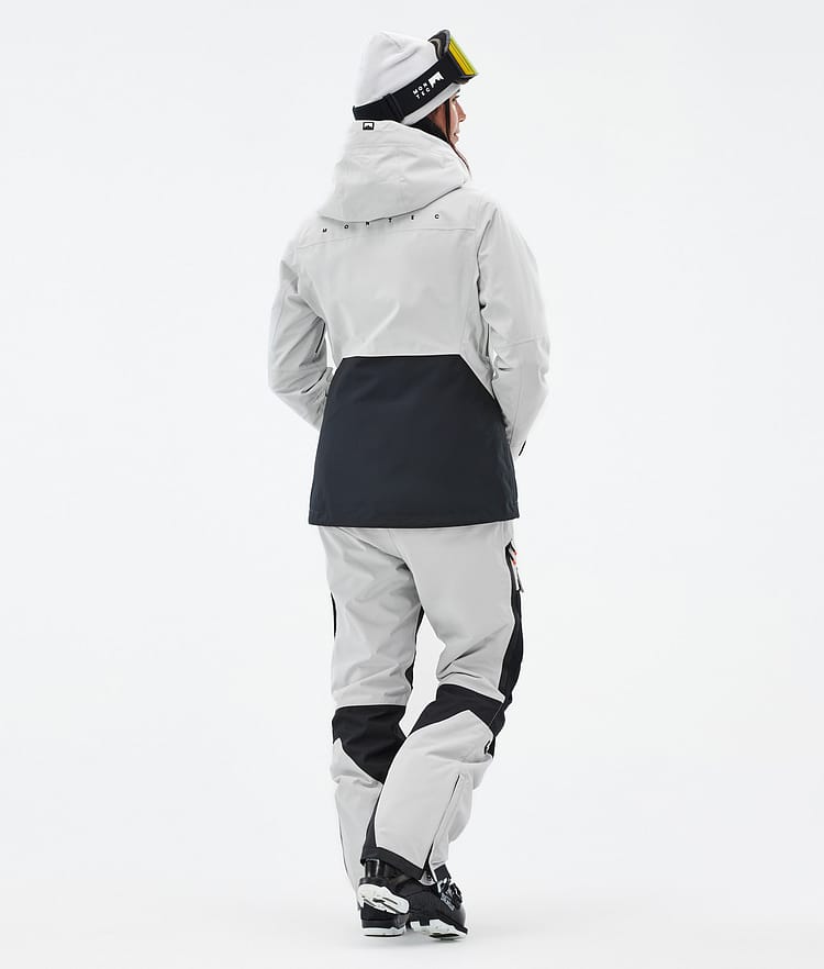 Moss W Ski Jacket Women Light Grey/Black, Image 4 of 9