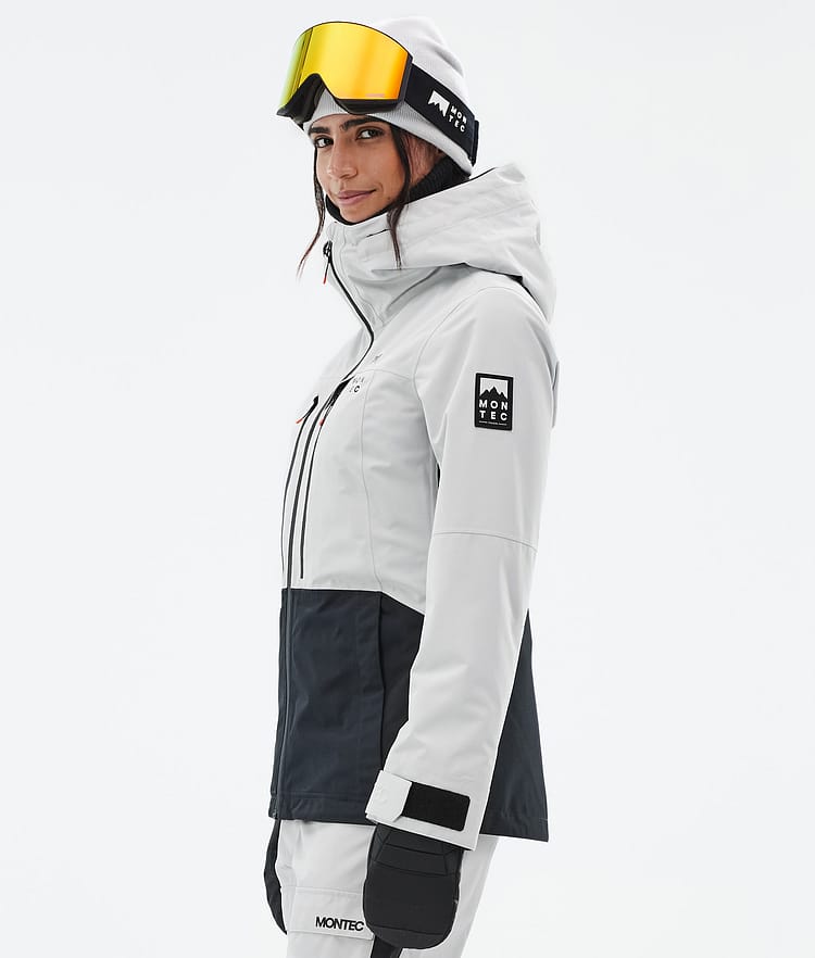 Moss W Ski Jacket Women Light Grey/Black, Image 5 of 9