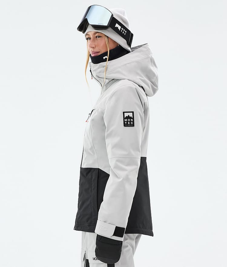 Moss W Veste Snowboard Femme Light Grey/Black Renewed, Image 6 sur 10