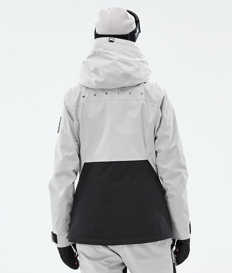 Moss W Veste Snowboard Femme Light Grey/Black Renewed, Image 7 sur 10