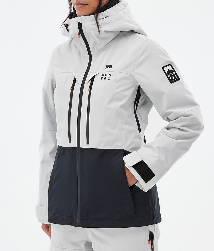 Moss W Ski Jacket Women Light Grey/Black, Image 7 of 9