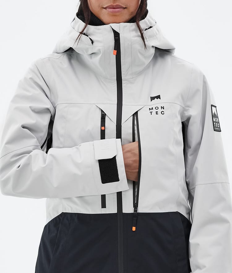 Moss W Ski Jacket Women Light Grey/Black, Image 8 of 9