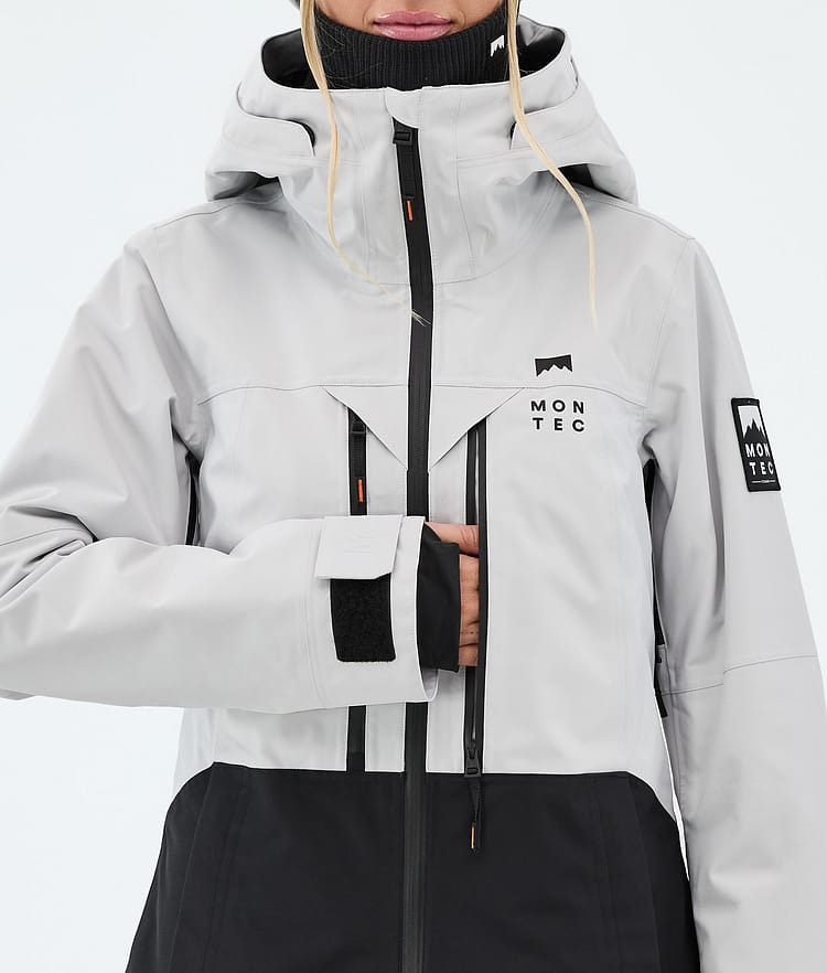 Moss W Veste Snowboard Femme Light Grey/Black Renewed, Image 8 of 9