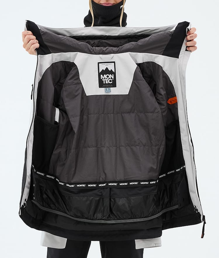 Moss W Veste Snowboard Femme Light Grey/Black Renewed, Image 9 of 9