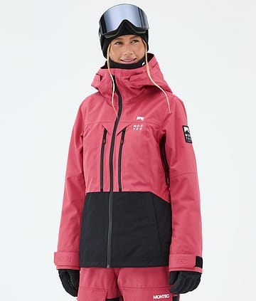 Moss W Ski Jacket Women Light Red/Black