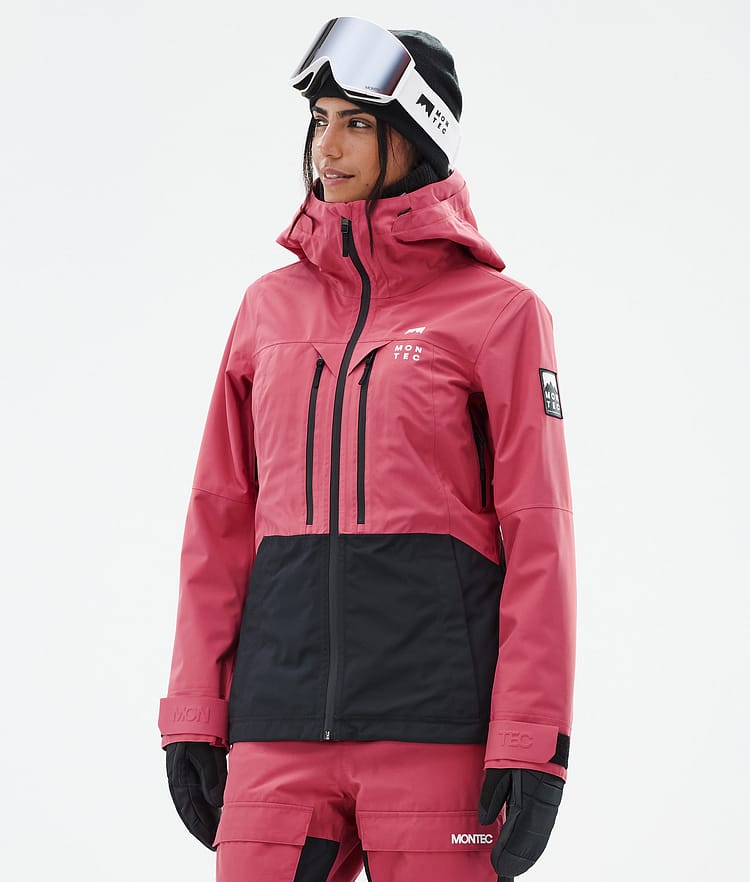 Moss W Skijacke Damen Light Red/Black, Bild 1 von 9