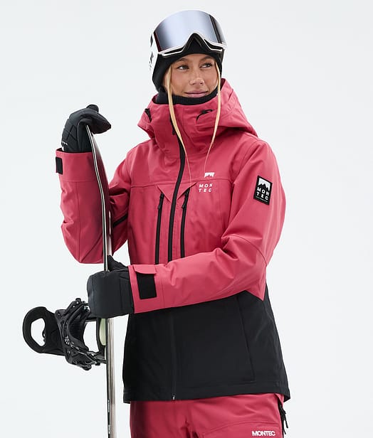 Moss W Snowboard Jacket Women Light Red/Black
