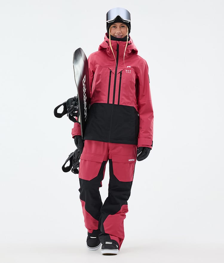 Moss W Veste Snowboard Femme Light Red/Black Renewed, Image 3 sur 10