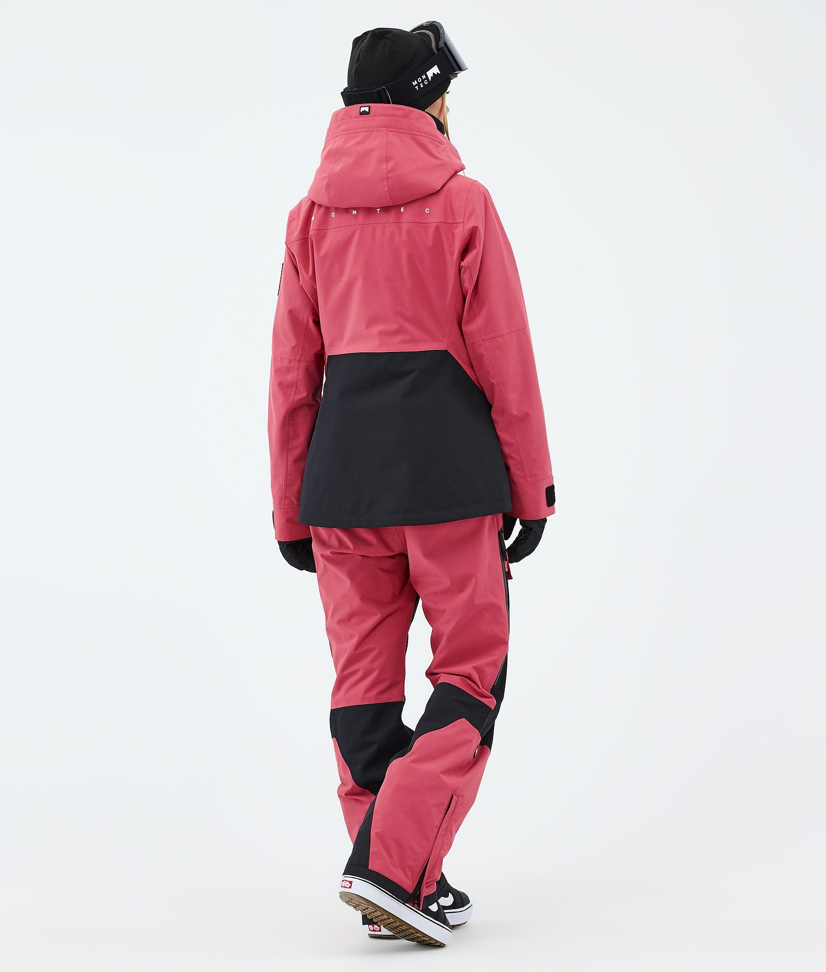 Montec Moss W Snowboard Jacket Women Light Red/Black | Montecwear.com