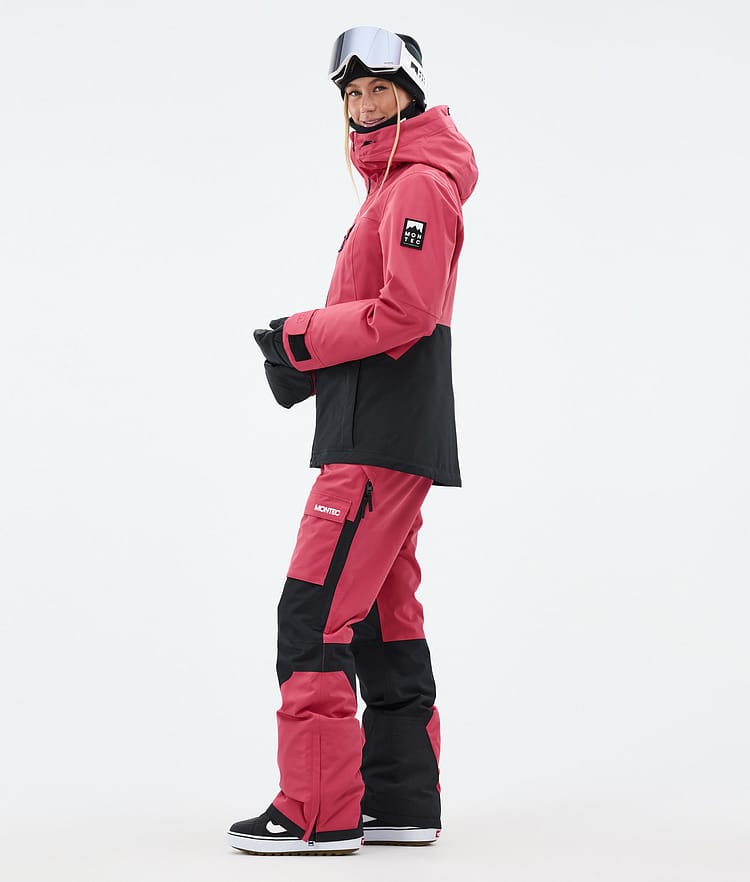 Moss W Veste Snowboard Femme Light Red/Black Renewed, Image 4 sur 10