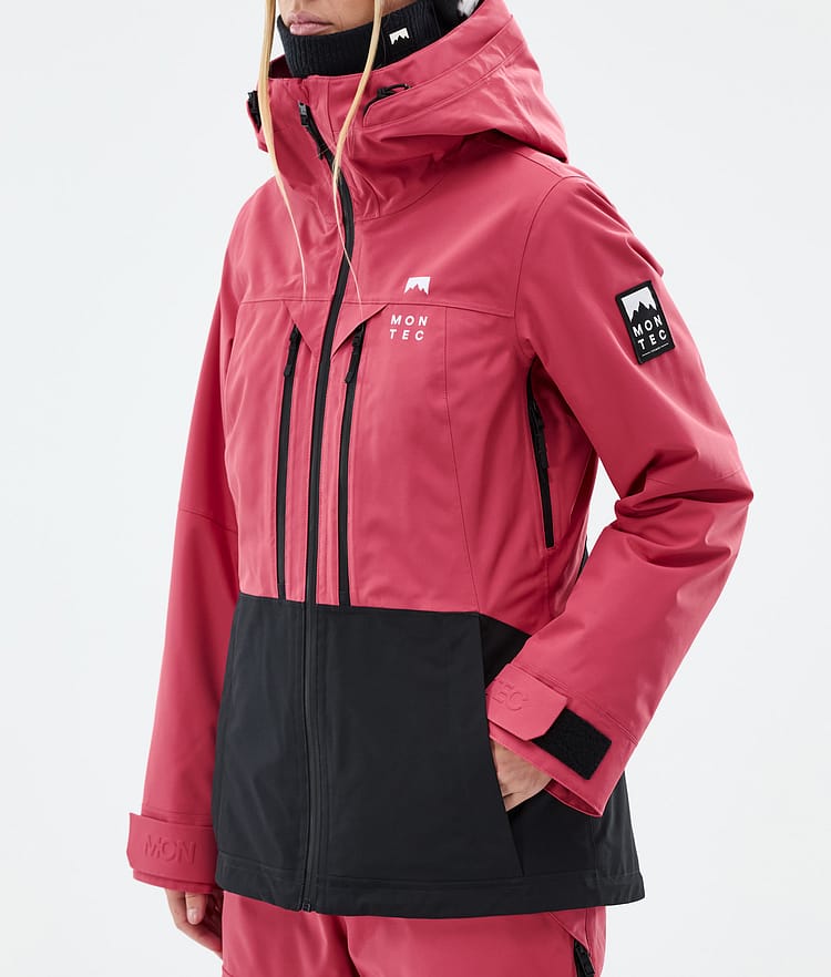 Moss W Ski Jacket Women Light Red/Black, Image 8 of 10