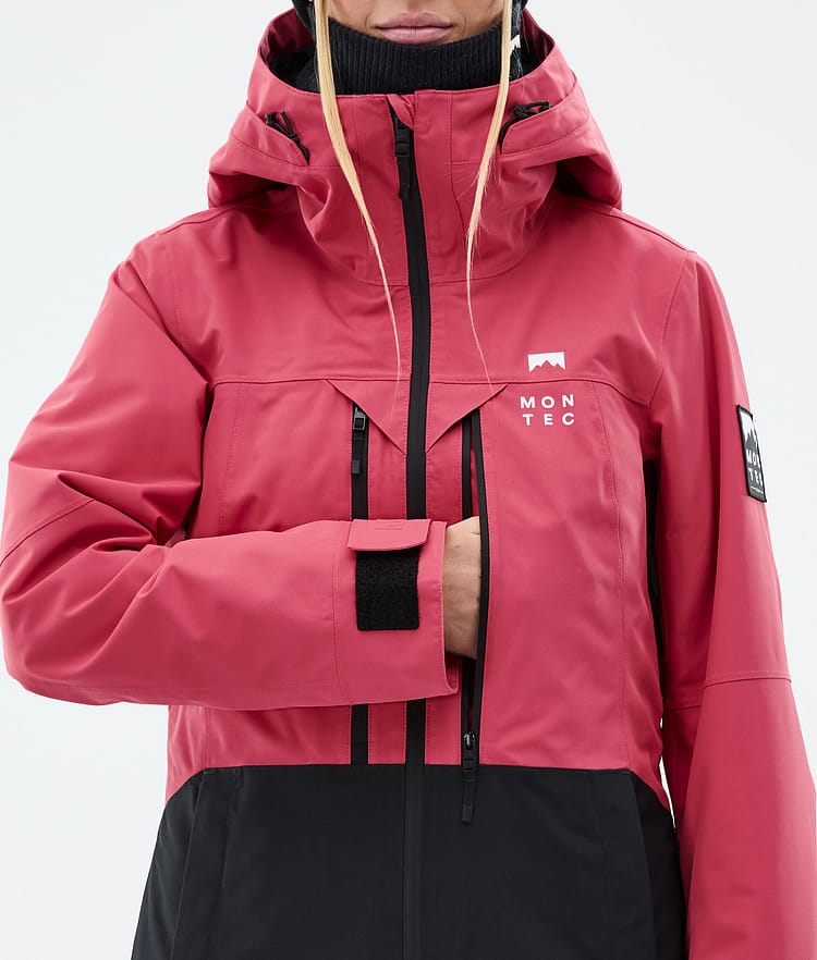 Moss W Ski Jacket Women Light Red/Black, Image 9 of 10