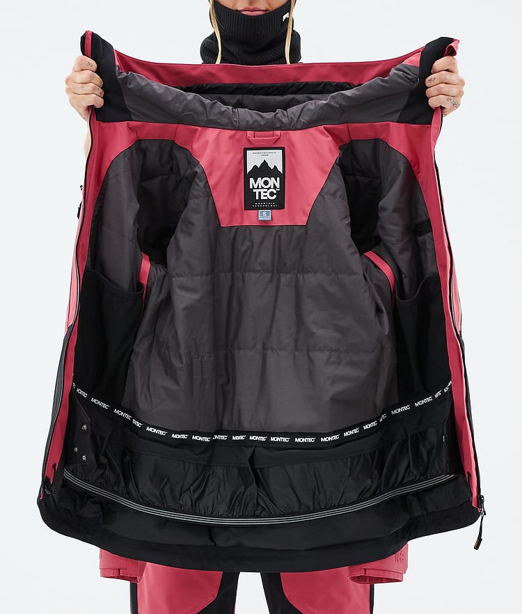 Moss W Ski Jacket Women Light Red/Black, Image 9 of 9