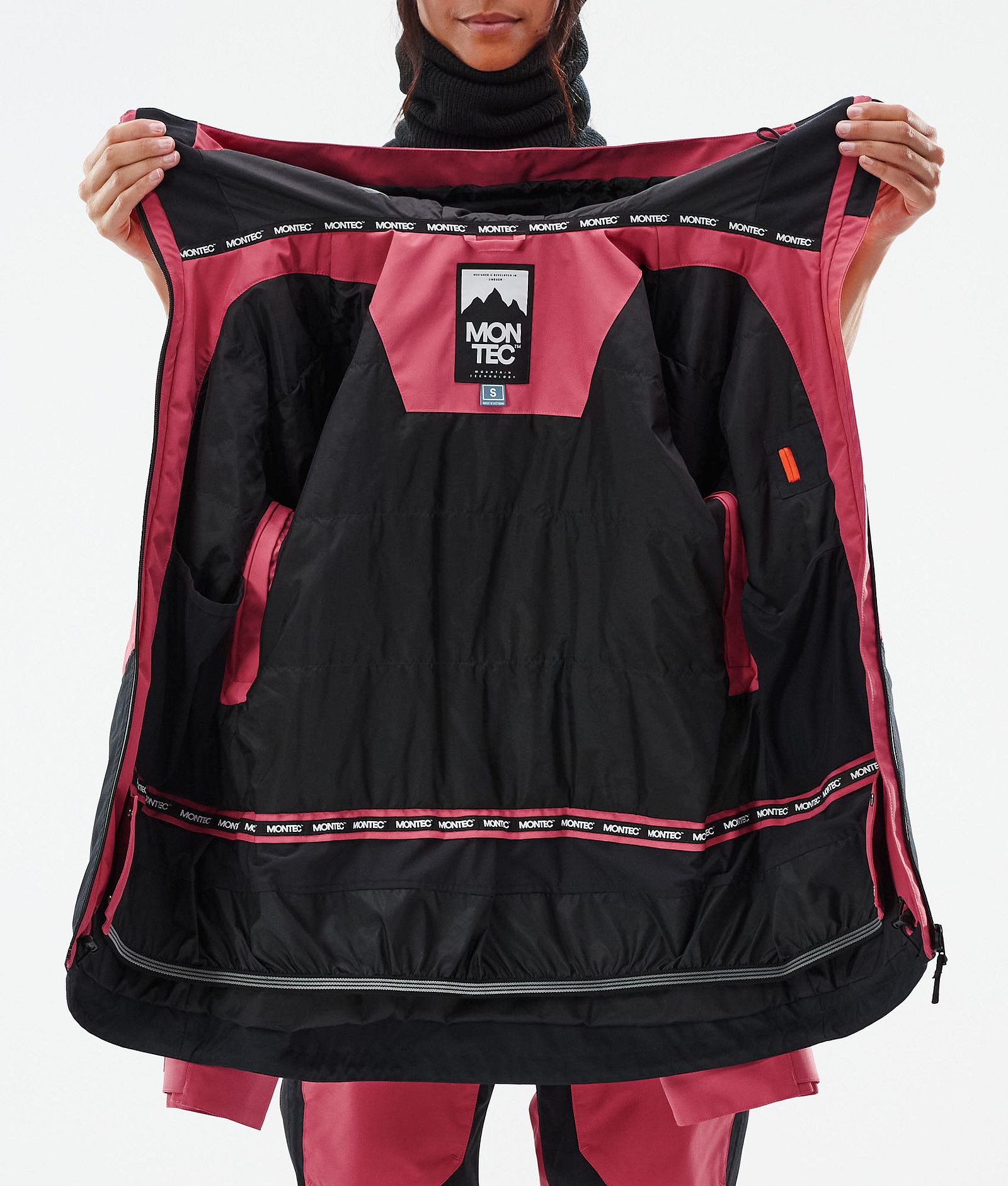 Moss W Snowboard Jacket Women Light Red/Black Renewed, Image 9 of 9
