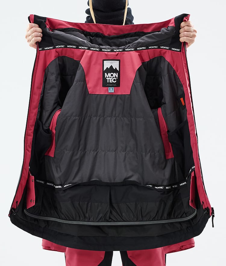 Moss W Ski Jacket Women Light Red/Black, Image 10 of 10