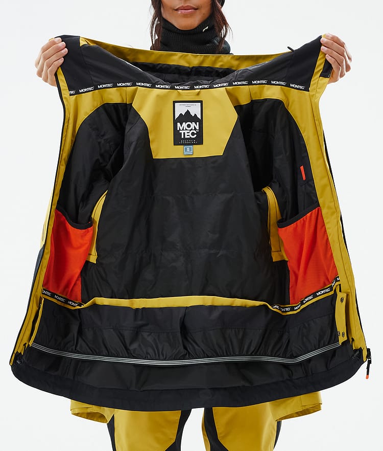 Moss W Snowboard Jacket Women Yellow/Black Renewed, Image 10 of 10