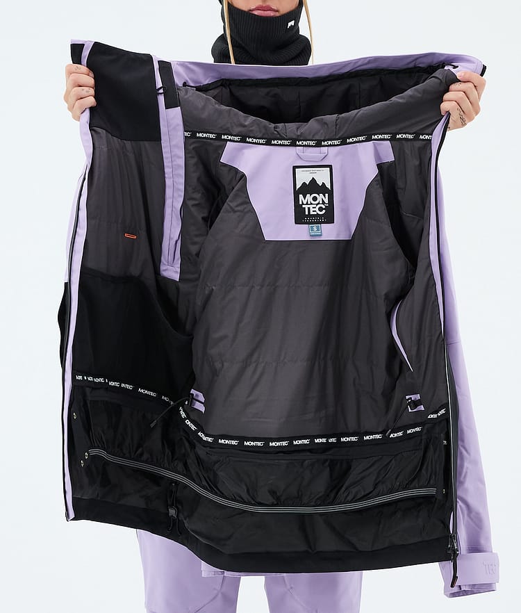 Doom W Giacca Snowboard Donna Faded Violet/Black, Image 10 of 10