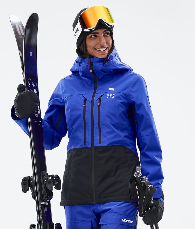 Moss W Skijakke Dame Cobalt Blue/Black, Billede 1 af 9