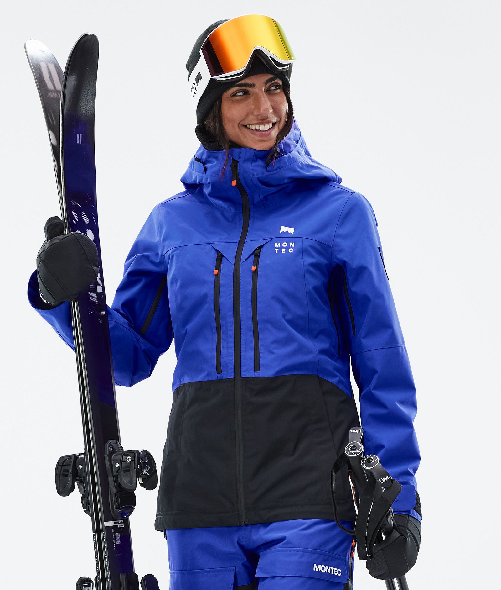 Moss W Skijakke Dame Cobalt Blue/Black, Billede 1 af 9