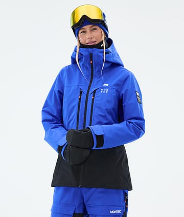 Moss W Snowboard Jacket Women Cobalt Blue/Black
