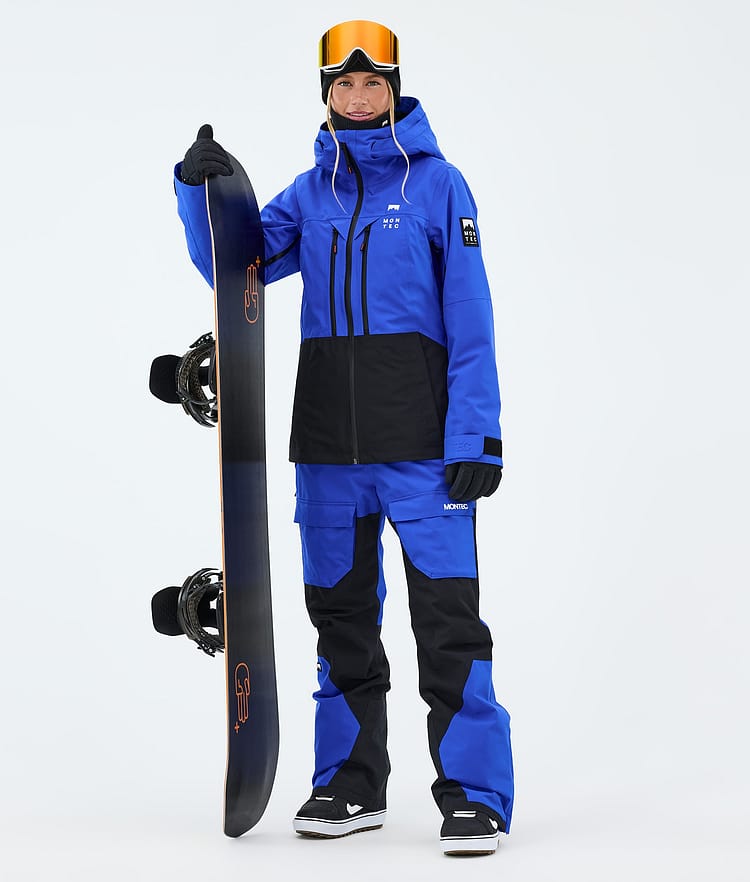 Moss W Veste Snowboard Femme Cobalt Blue/Black Renewed, Image 2 of 9