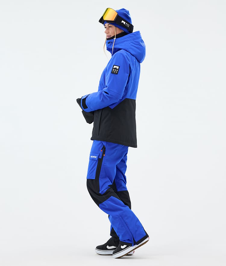 Moss W Veste Snowboard Femme Cobalt Blue/Black, Image 4 sur 10