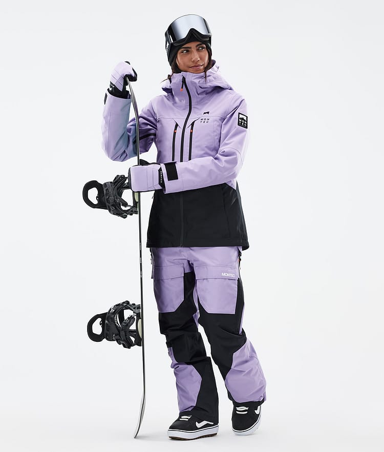 Moss W Snowboard Jacket Women Faded Violet/Black Renewed, Image 3 of 10