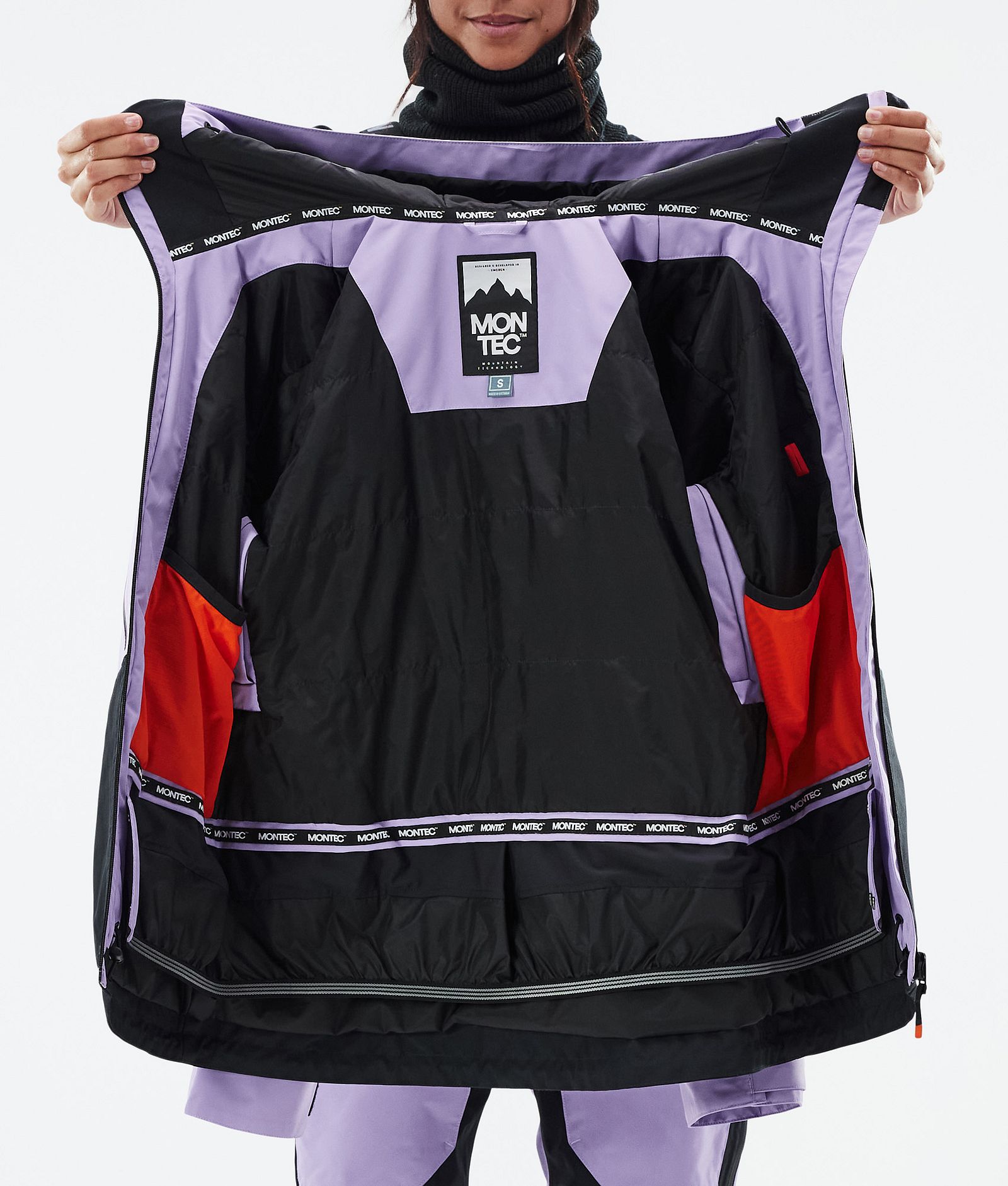 Moss W Snowboard Jacket Women Faded Violet/Black Renewed, Image 10 of 10