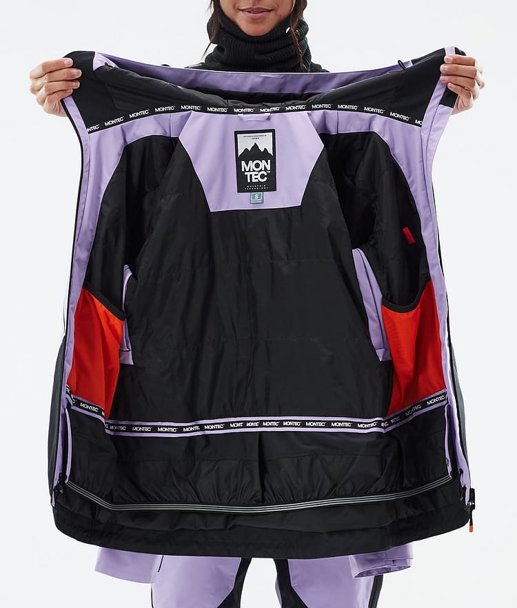 Moss W Snowboard Jacket Women Faded Violet/Black Renewed, Image 10 of 10