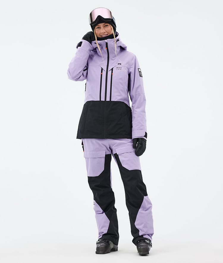 Fawk W Pantalon de Ski Femme Faded Violet/Black, Image 3 sur 8