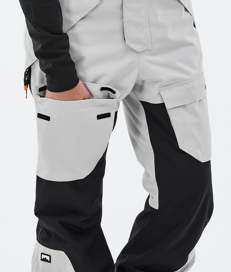Fawk W Pantalon de Ski Femme Light Grey/Black, Image 7 sur 7