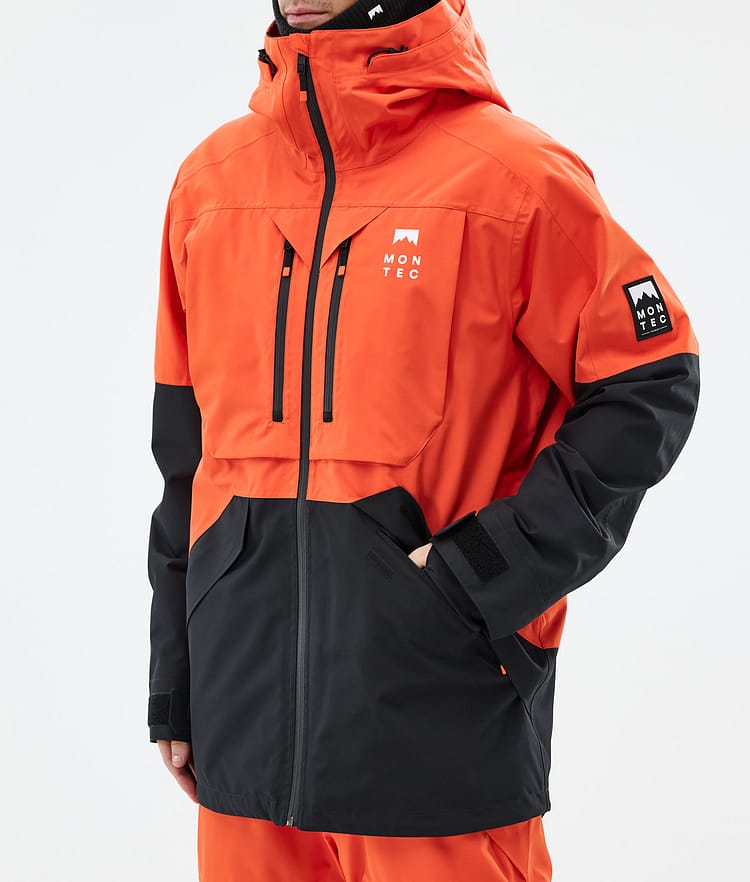 Arch Ski Jacket Men Orange/Black, Image 8 of 10