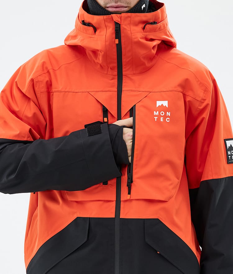 Arch Ski Jacket Men Orange/Black, Image 9 of 10