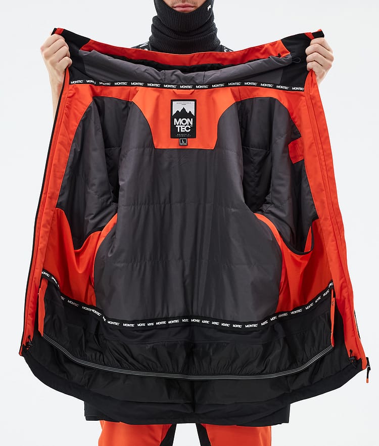 Arch Ski Jacket Men Orange/Black, Image 10 of 10