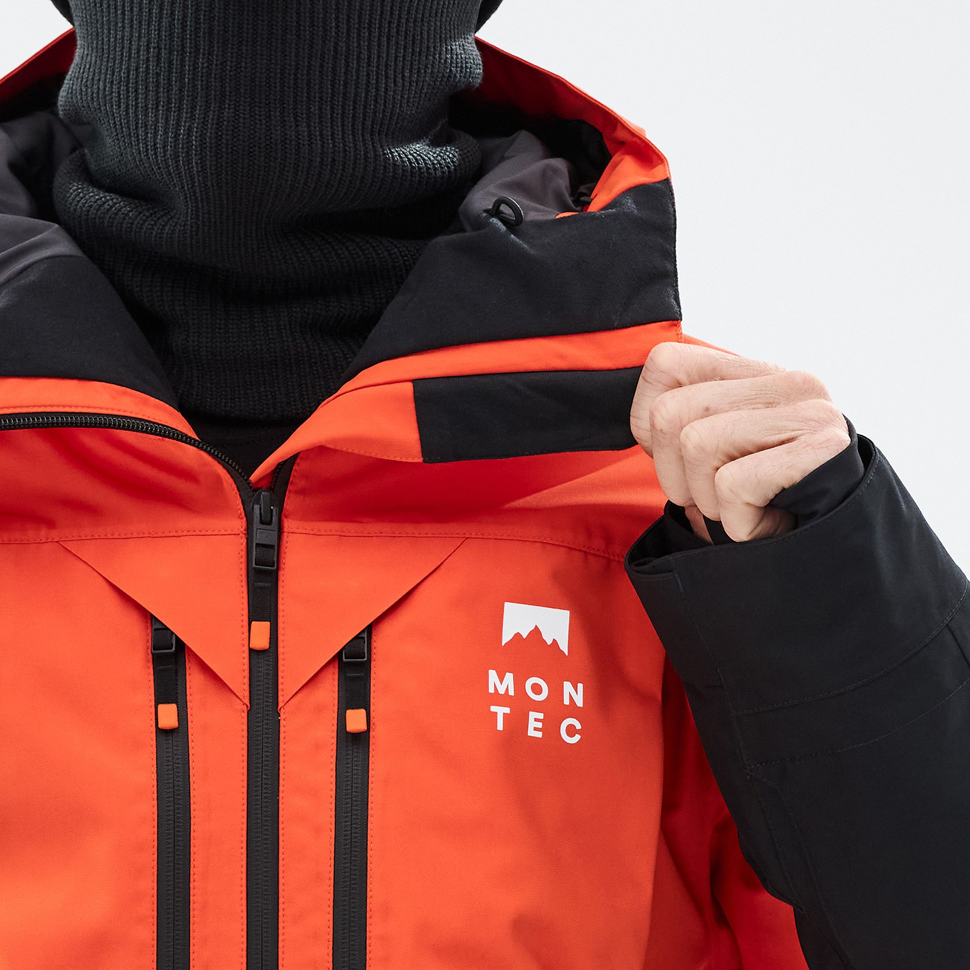Montec Arch スキージャケット メンズ Orange/Black - オレンジ