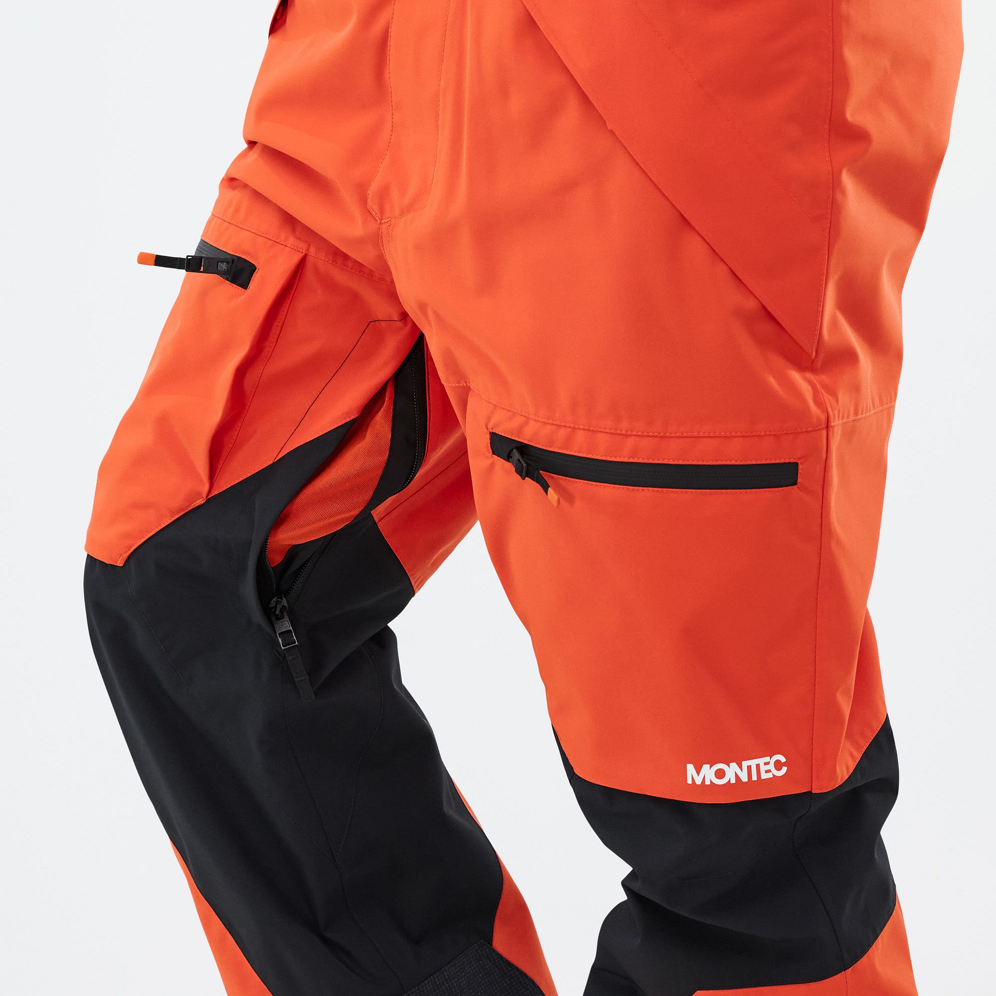 Montec Arch スノボ パンツ メンズ Orange/Black - オレンジ