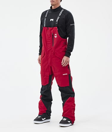 Fawk Snowboardhose Herren Deep Red/Black