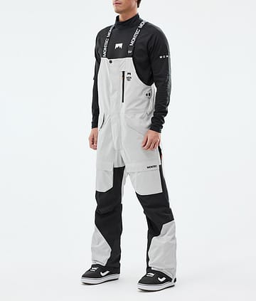 Fawk Snowboard Pants Men Light Grey/Black