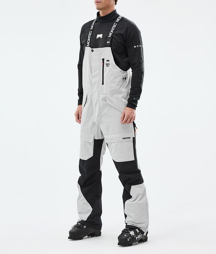 Fawk Skibroek Heren Light Grey/Black, Afbeelding 1 van 6