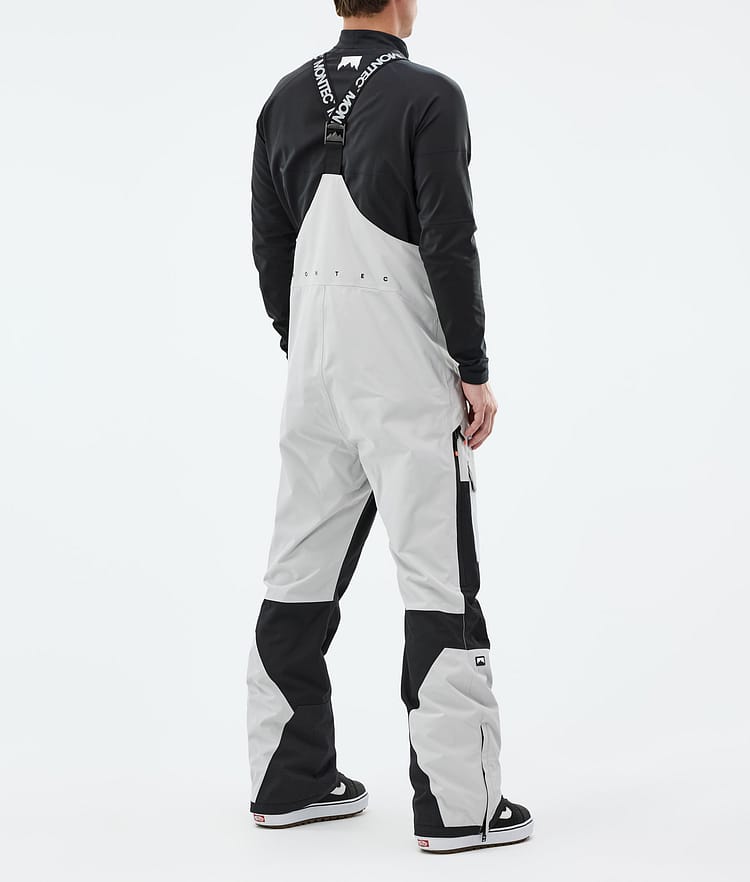 Fawk Pantalon de Snowboard Homme Light Grey/Black Renewed, Image 3 sur 6