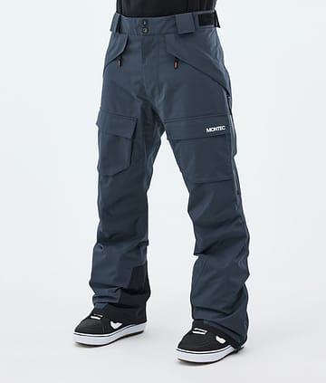 Kirin Snowboard Pants Men Metal Blue
