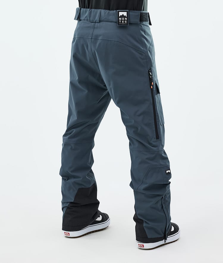 Kirin Pantalon de Snowboard Homme Metal Blue, Image 3 sur 5