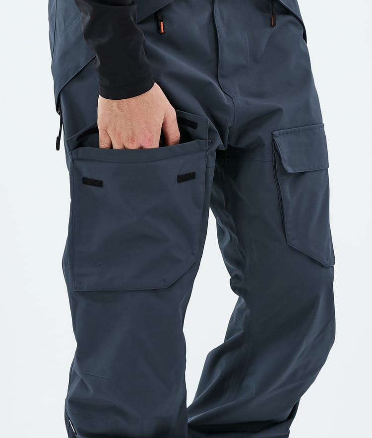 Kirin Snowboard Pants Men Metal Blue Renewed, Image 5 of 5