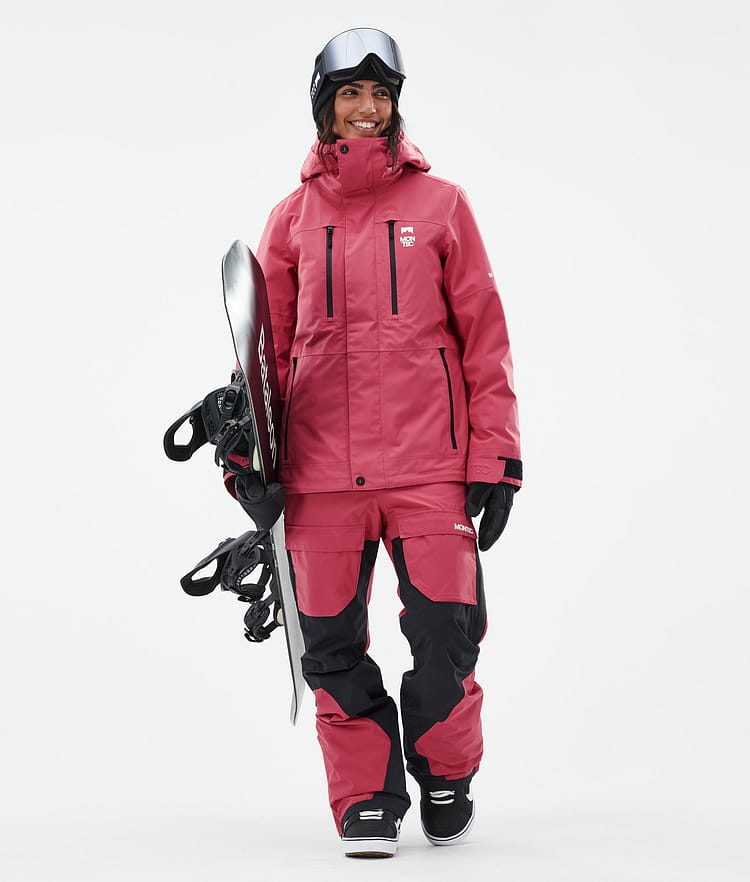 Fawk W Snowboard Jacket Women Light Red, Image 2 of 9