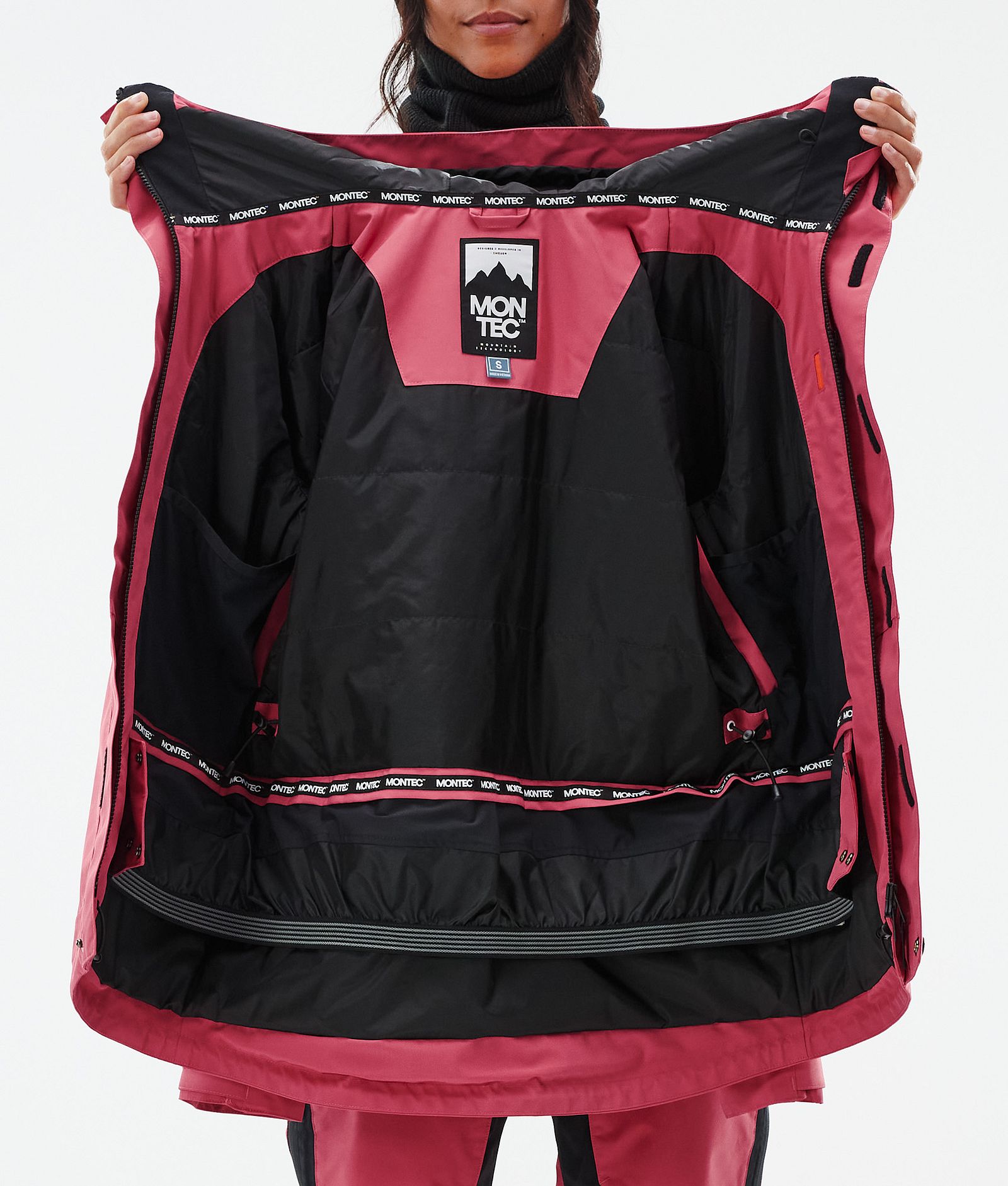 Fawk W Snowboard Jacket Women Light Red, Image 9 of 9