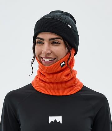 Classic Knitted Facemask Orange