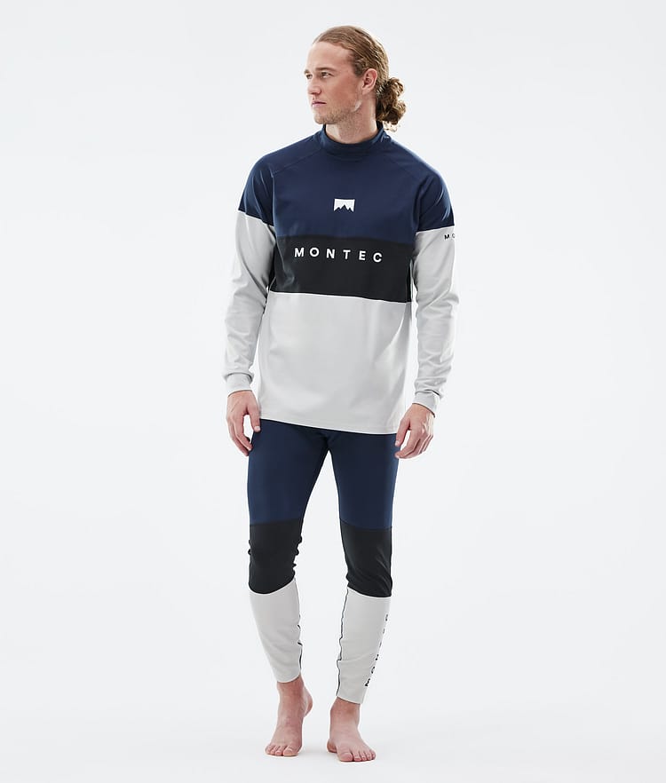 Alpha Maglia Termica Uomo Dark Blue/Black/Light Grey, Immagine 3 di 5