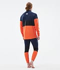 Alpha Maglia Termica Uomo Dark Blue/Black/Orange, Immagine 4 di 5
