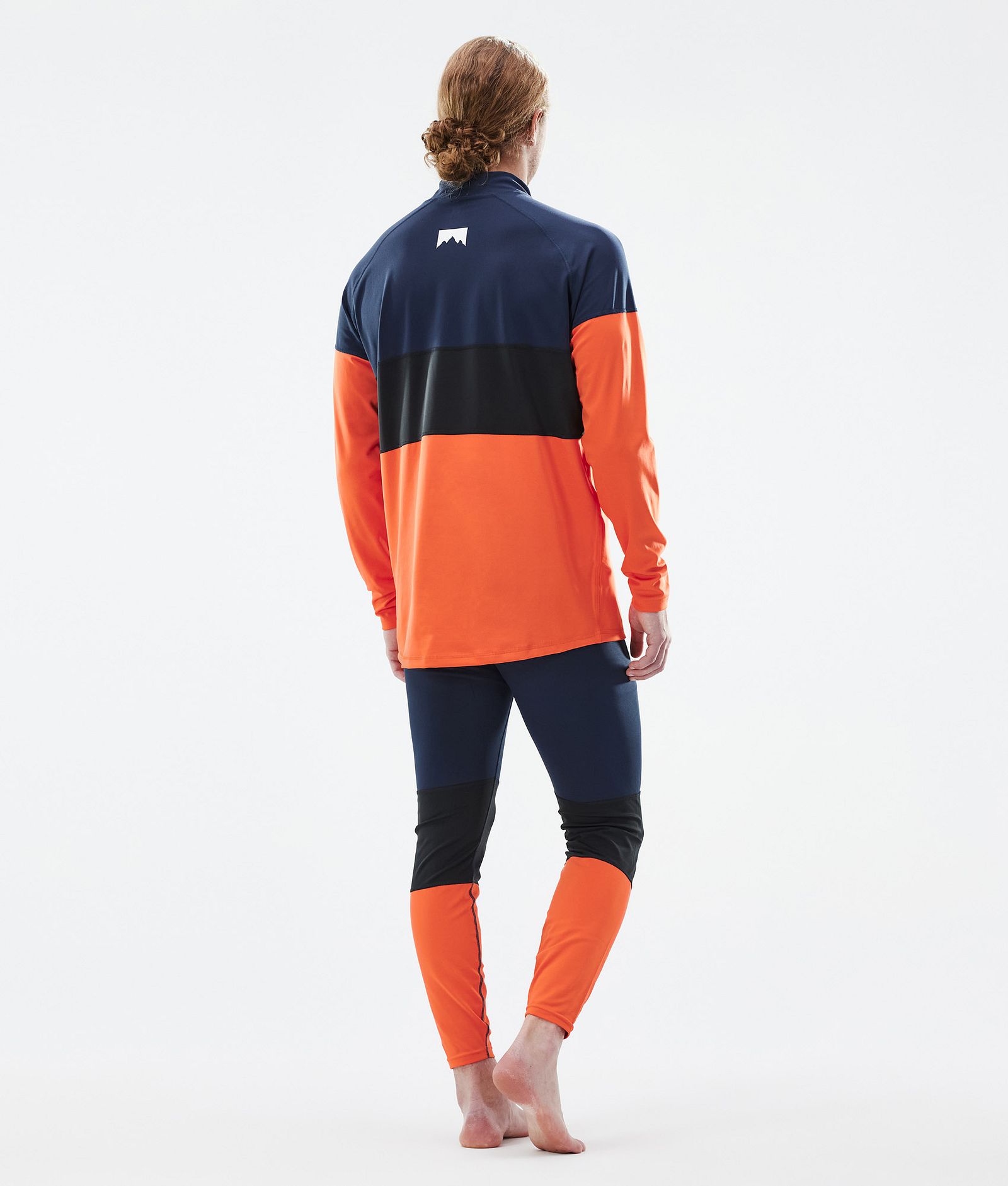 Alpha Maglia Termica Uomo Dark Blue/Black/Orange, Immagine 4 di 5