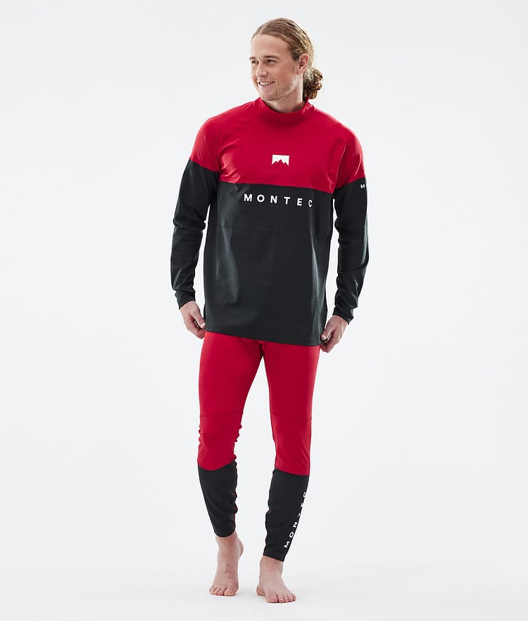 Alpha Maglia Termica Uomo Deep Red/Black, Immagine 3 di 5